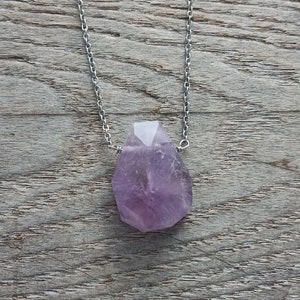amethyst necklace- choose your pendant