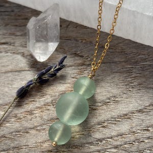 green fluorite necklace