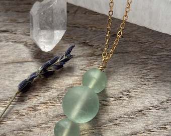 green fluorite necklace