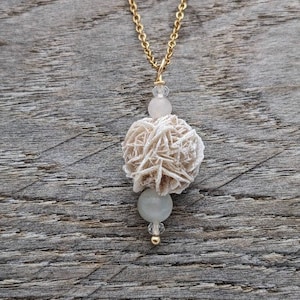 desert rose necklace