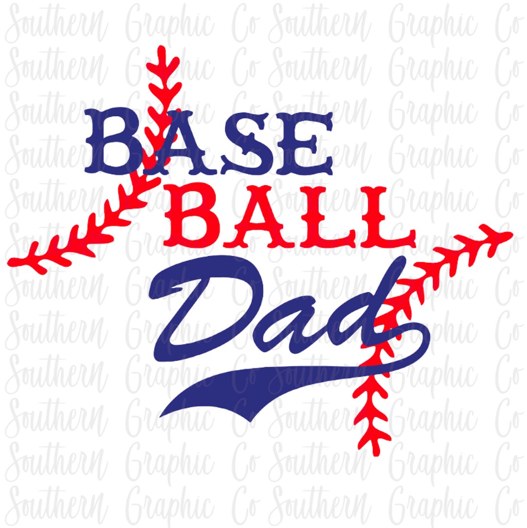Baseball Dad Clipart PNG Instant Download Clipart - Etsy