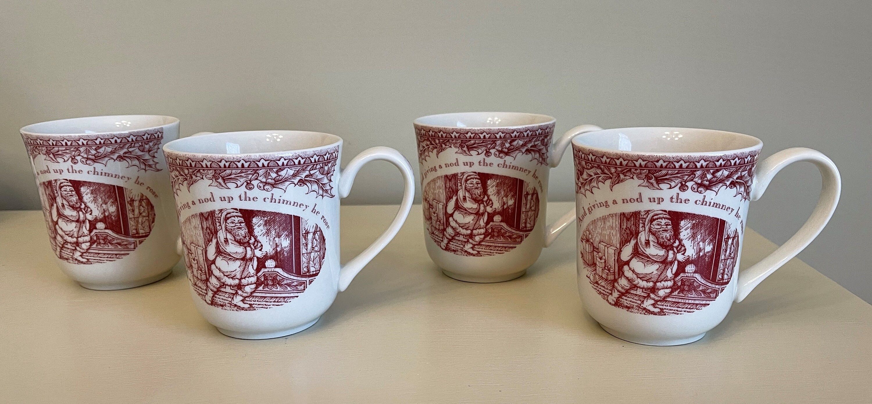 Johnson brothers twas the night before christmas mugs Clearance