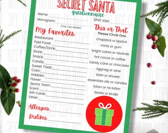 Work Secret Santa Etsy