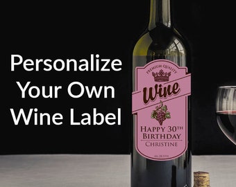 Custom Wine Labels - Etsy Canada