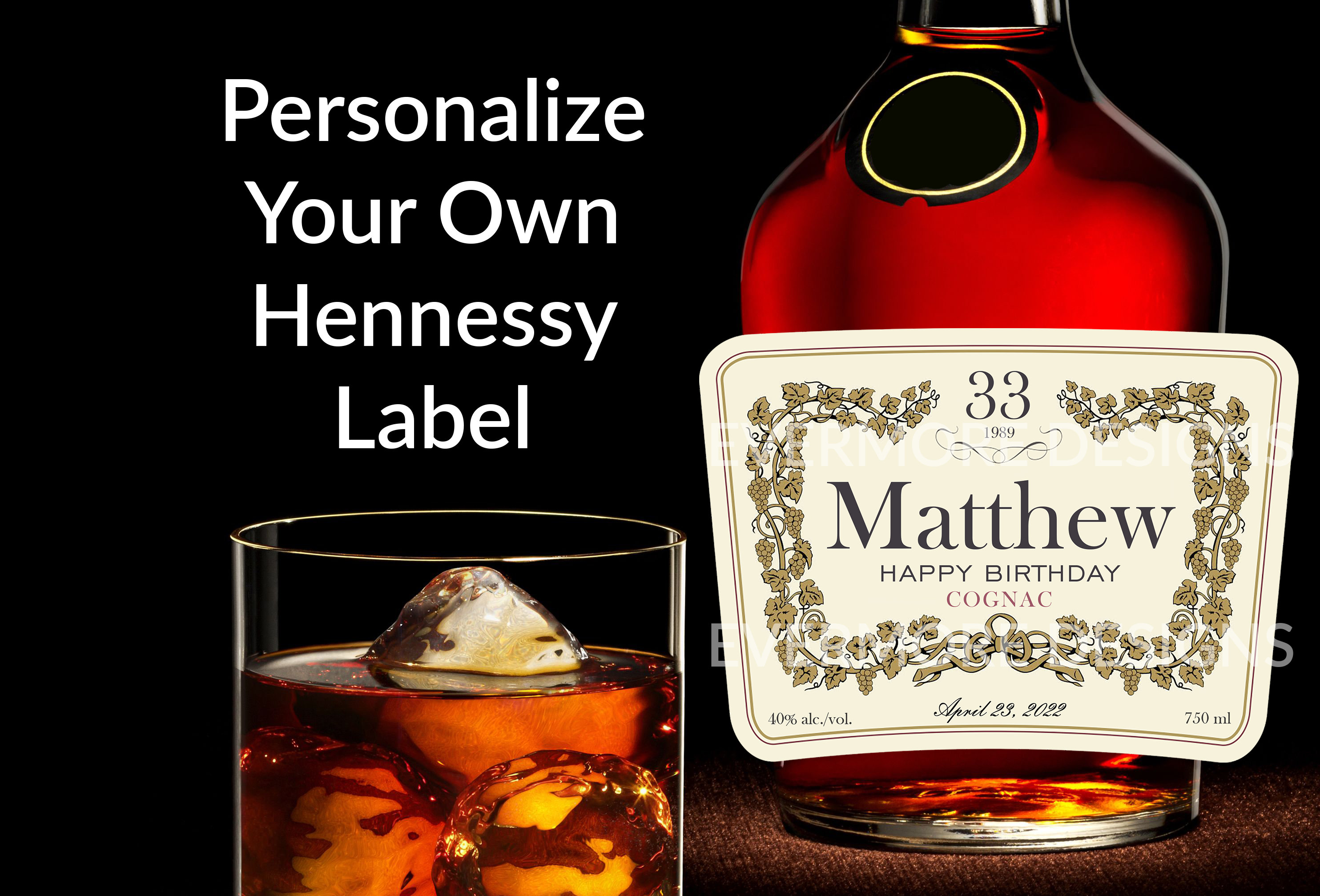 Hennessy Label Vector Hennessy Label Vector