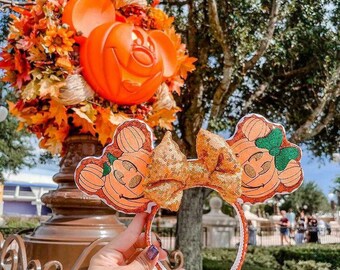 Pumpkin Mouse Glow Ears