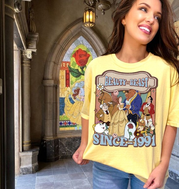 Retro Beauty and the Beast Shirt Etsy
