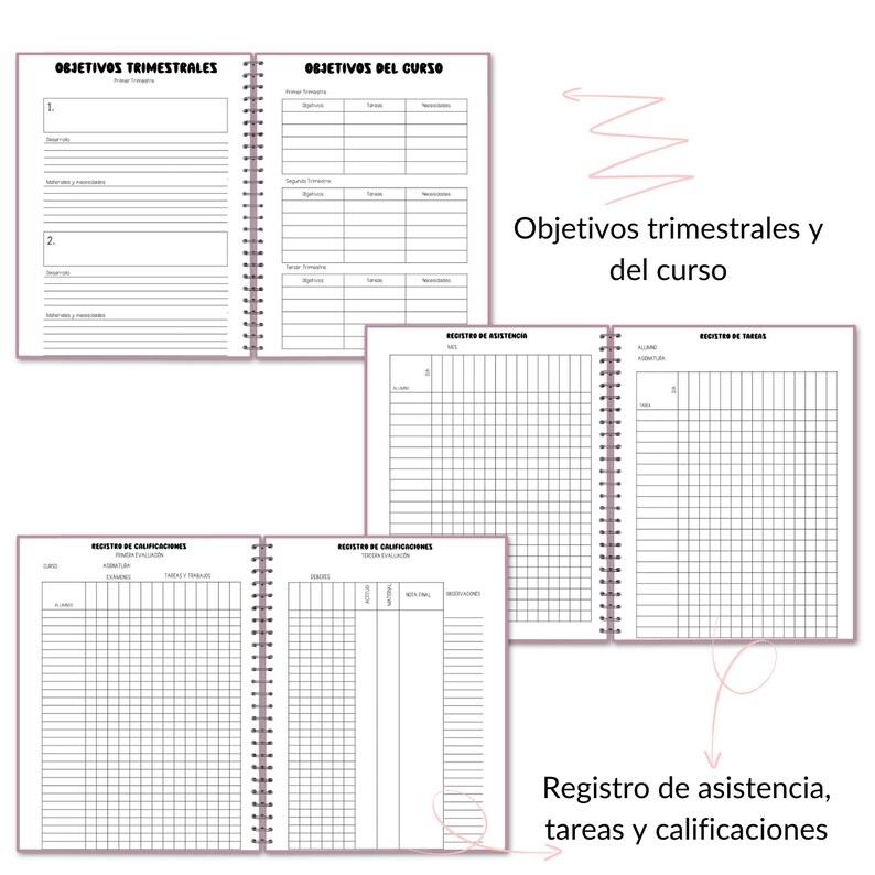 Teacher's Notebook, A4, Editable With Powerpoint, Commercial License ...