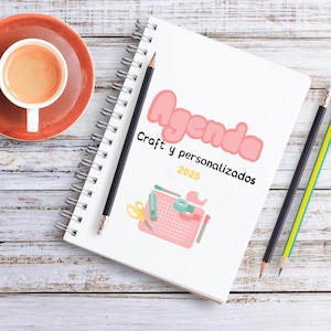 2025 agenda to edit and print adapted to the sale of personalized products, A4 size, immediate download, includes fonts.