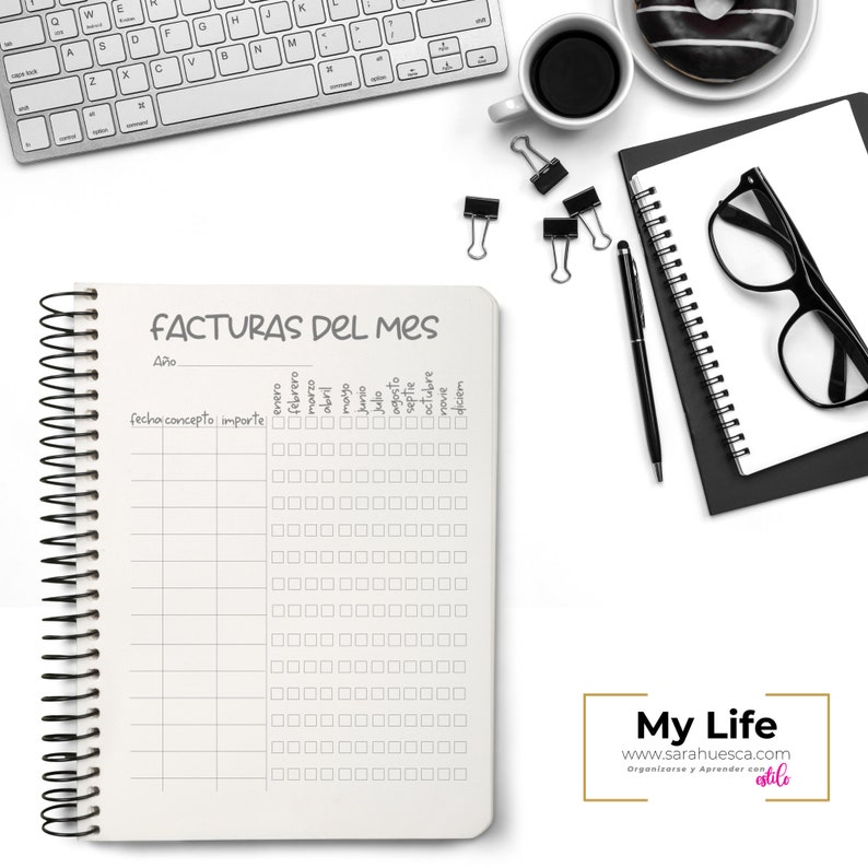 Printable A4 monthly planners instant download image 4