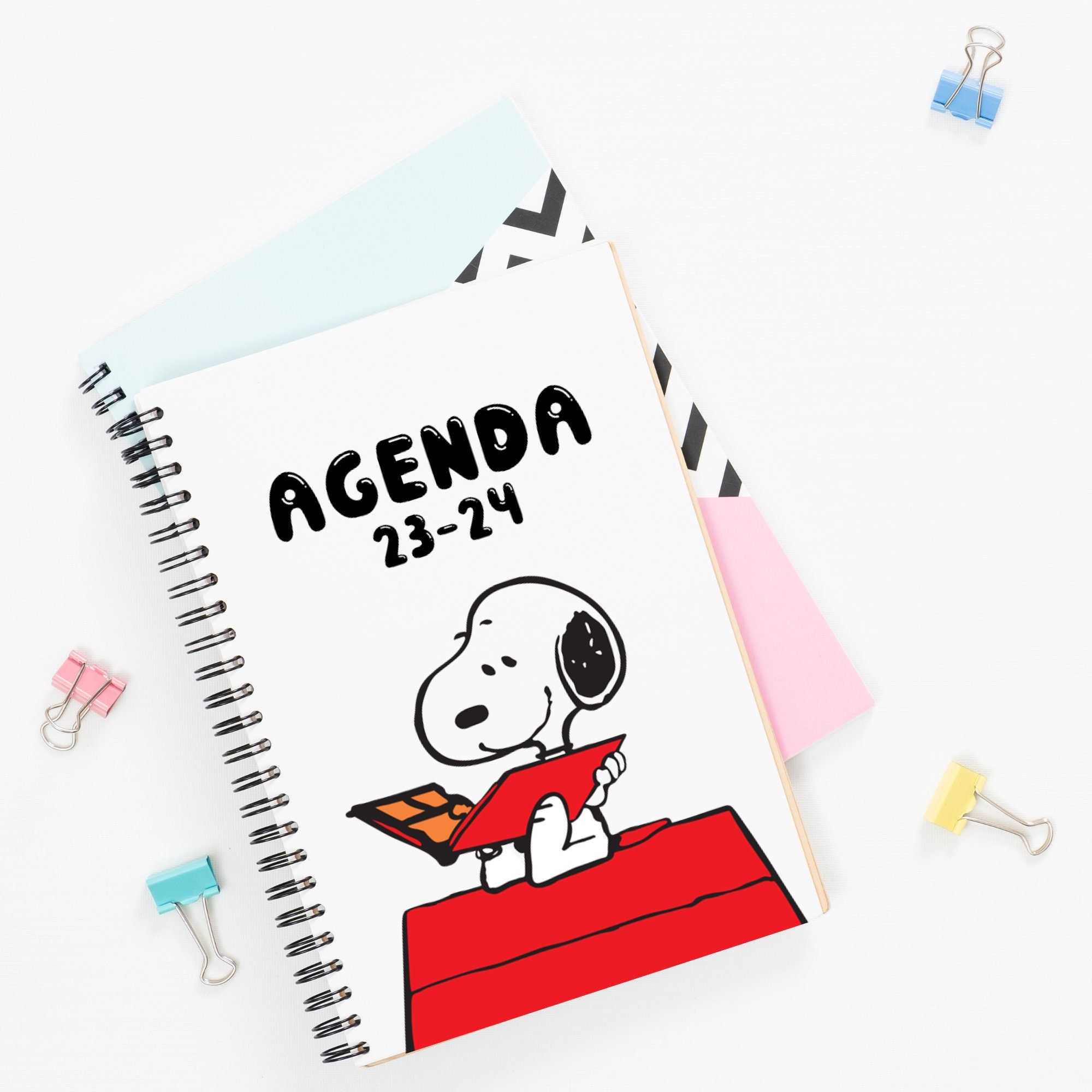School Planner 2023-2024, Snoopy, PDF, Print Ready, Commercial