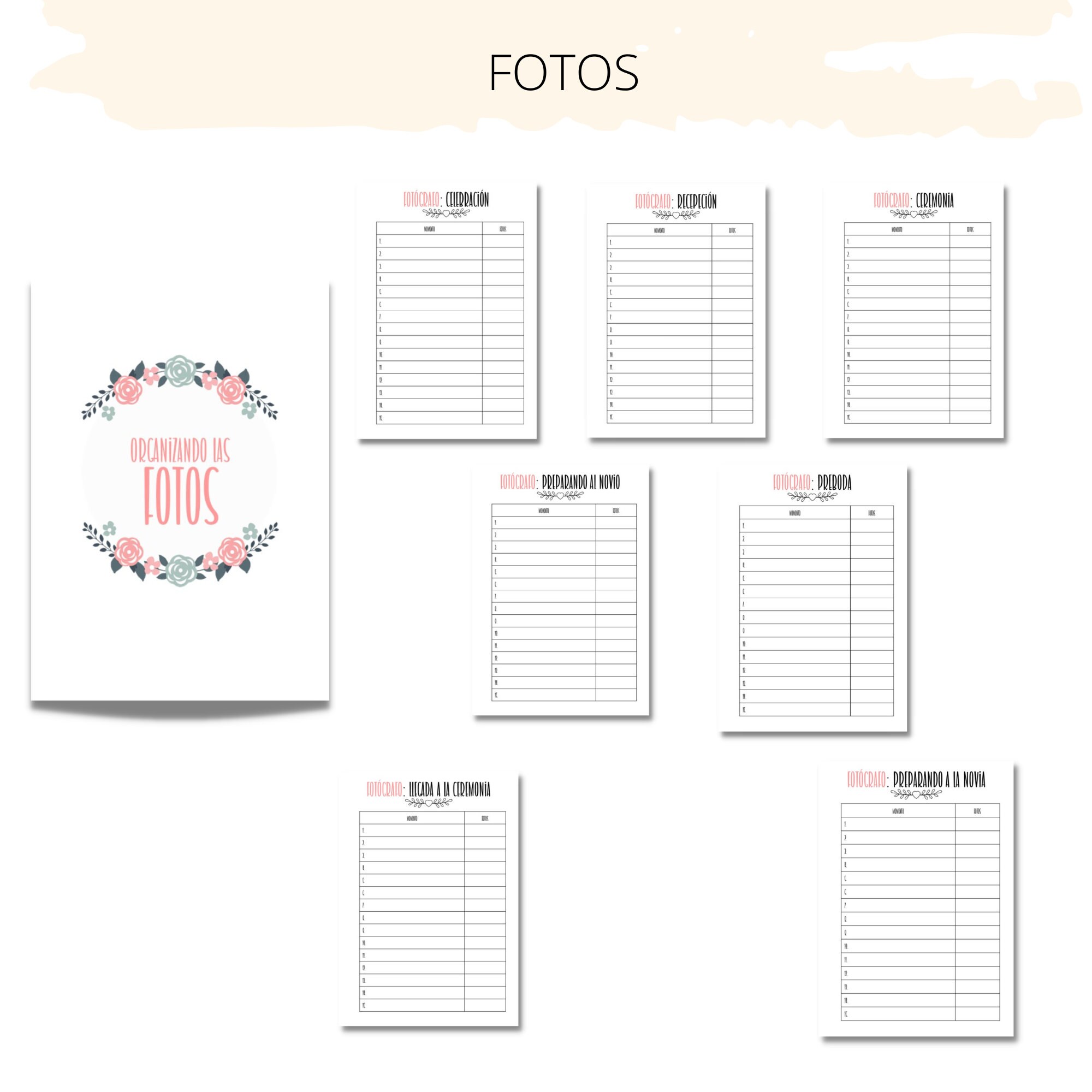 Nueva Agenda para Boda 20232025 editable con powerpoint y con Etsy España Nueva Agenda para Boda 20232025 editable con powerpoint y con Etsy España