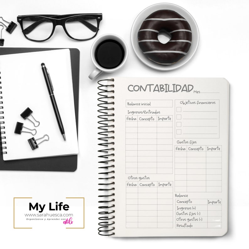 Printable A4 monthly planners instant download image 5