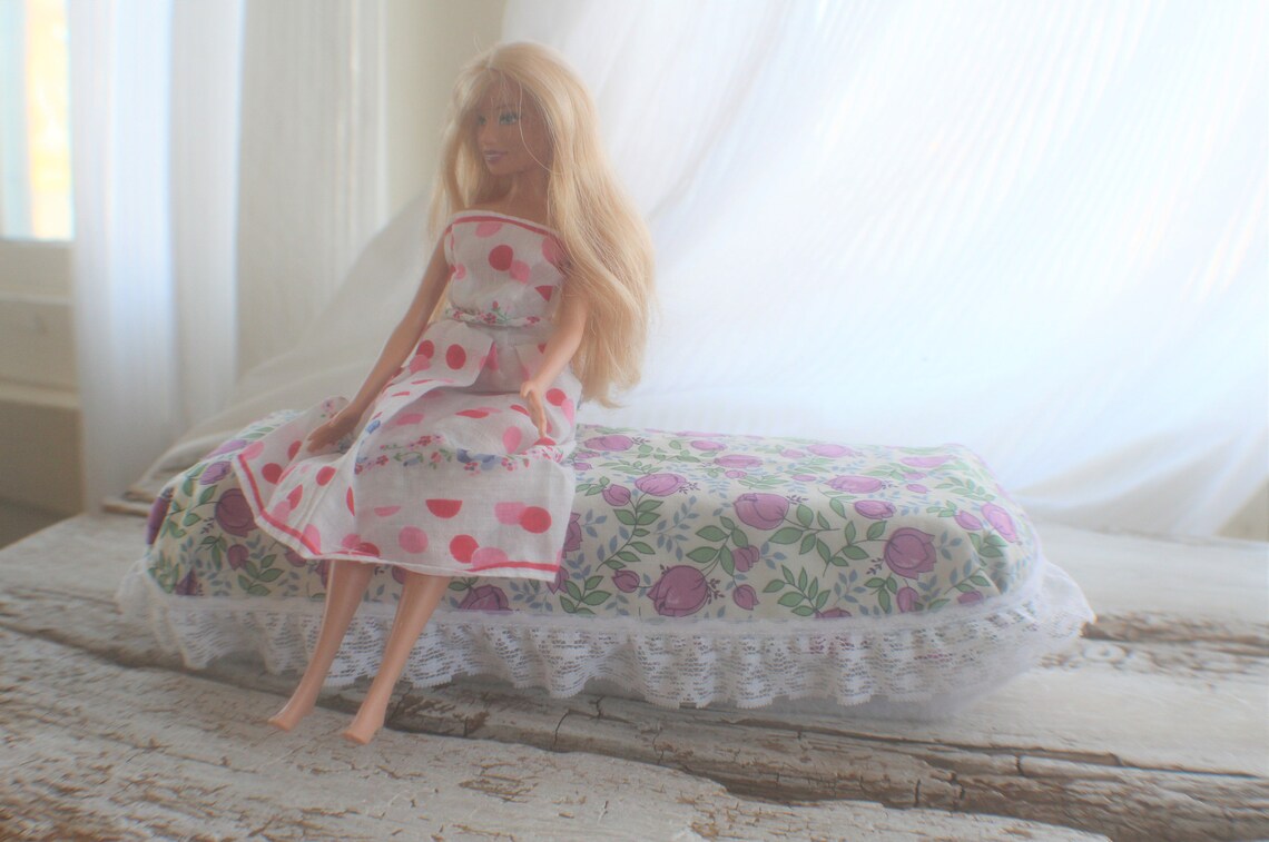 Barbie Doll Bed barbie bed Barbie furniture doll furniture Etsy