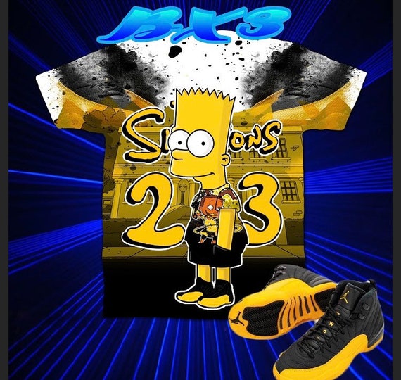 bart simpson jordan shirt