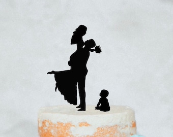 Torten Cake Topper Tortentopper Hochzeit Kuchen Baby Kind Brautpaar Familie