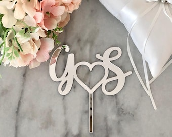 Cake Topper Caketopper Hochzeit Name Tortentopper Herz Initialen