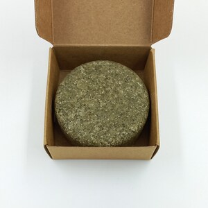 Rosemary & Nettle shampoo bar vegan cruelty free handcrafted SLS-free low waste plastic free travel essential oil image 8