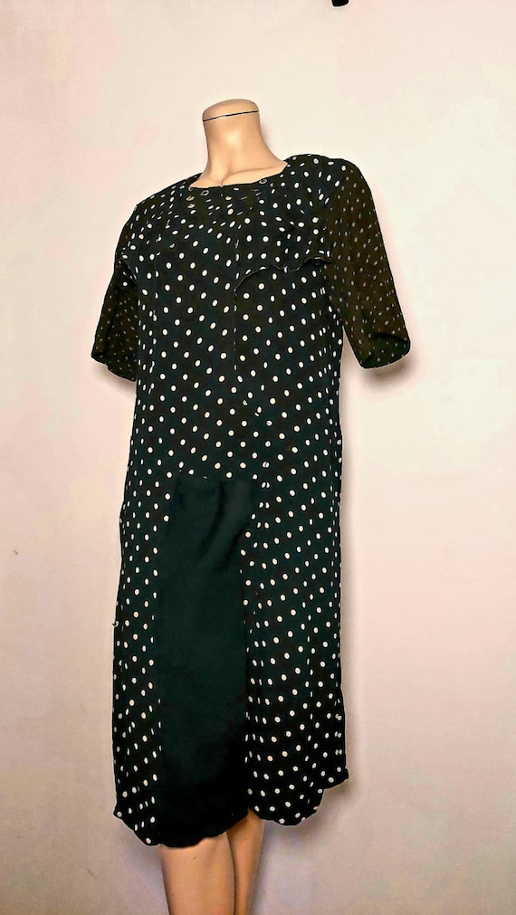 AS IS polkadotted 30s dress perfect for reenactme… - image 1