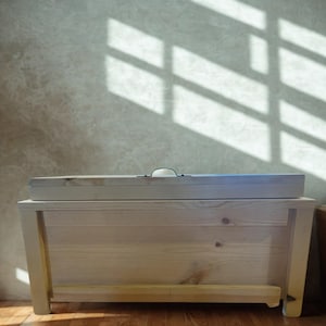 Indoor Seed Starting Box with Grow Light – Handcrafted Wood Garden Kit Countertop Planter– Indoor Seedling Kit– Indoor Greenhouse– Gardener