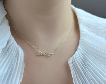 Sterling Silver Zodiac Constellation Necklace: Gold Plated Crystal Pendant