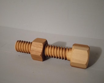 Zabawka Fidget Bolt z podwójnym gwintem i wirującym elementem