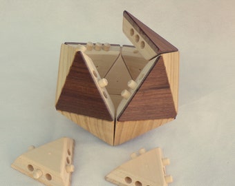 Kurt NAEF Switzerland DISCON Nr. 9628 3D Puzzle Wood Toy