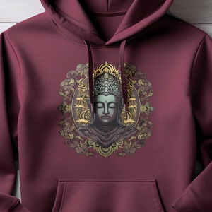 Buddha Mandala Hoodie | Serenity in Intricate Mandalas