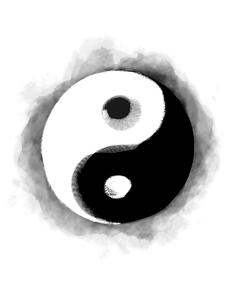 Yin Yang Printable Art - Etsy