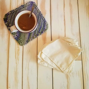 Reusable Cotton Coffee Filter / Zero Waste Pour Over