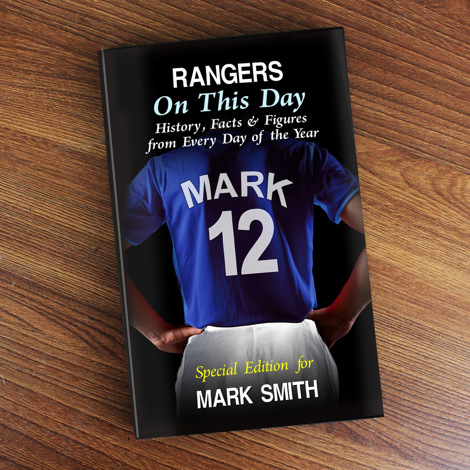 Rangers FC Personalised Book Gift Set Gift for Him Fathers Etsy