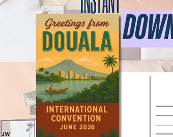Convención Internacional Douala 2026 DESCARGA INSTANTÁNEA Postal