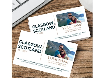 PRINTABLE JW Special Convention CUSTOMIZABLE Contact Cards