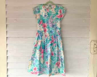 Vintage Girls dress,girls dress,vintage dress,hipster girl,80s,Made in Paris