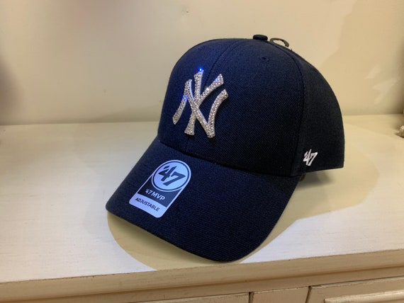 swarovski yankees hat