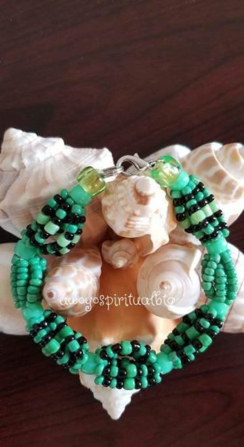 oggun orisha ilde ifa santeria bracelet