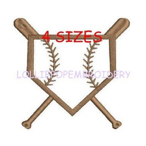 Instant Download - Baseball Home Plate * Machine Embroidery Design
