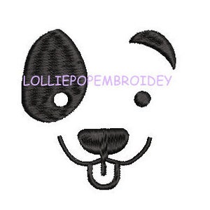 Instant Download - Puppy Dog Face * Machine Embroidery Design