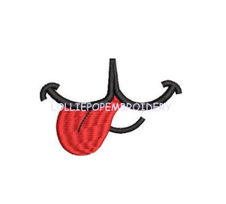 Instant download mouth with tongue machine embroidery  etsy Instant download mouth with tongue machine embroidery  etsy