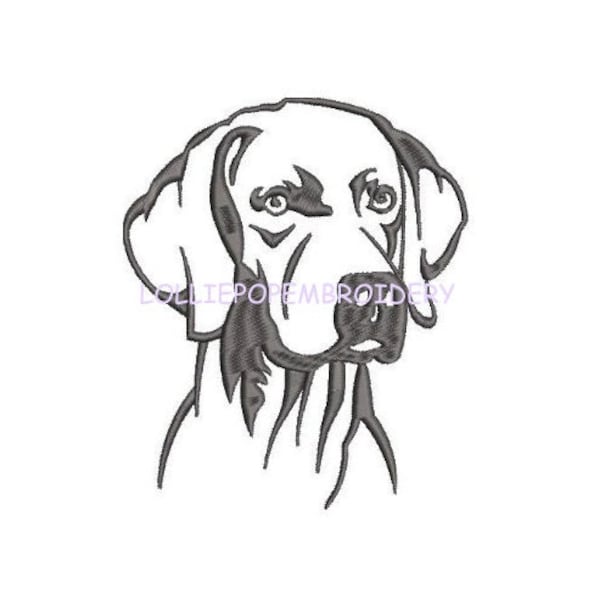 Instant Download - Weimaraner Dog * Machine Embroidery Design