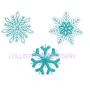 Instant Download - Snowflakes * Machine Embroidery Design