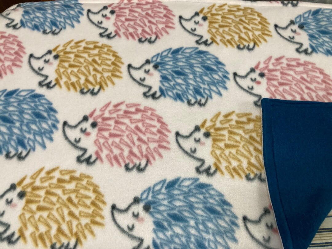 Fleece Catnip Blanket Hedgehogs Etsy