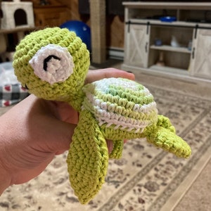 Lime Sea Turtle, Catnip Cat Kicker Toy