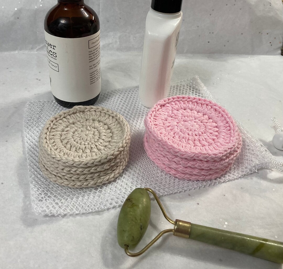 Makeup Removal and Facial Cleansing Pads With Laundering Bag Etsy