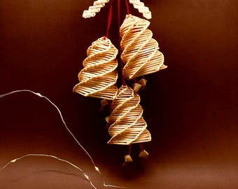Straw weaving ornament Bells.