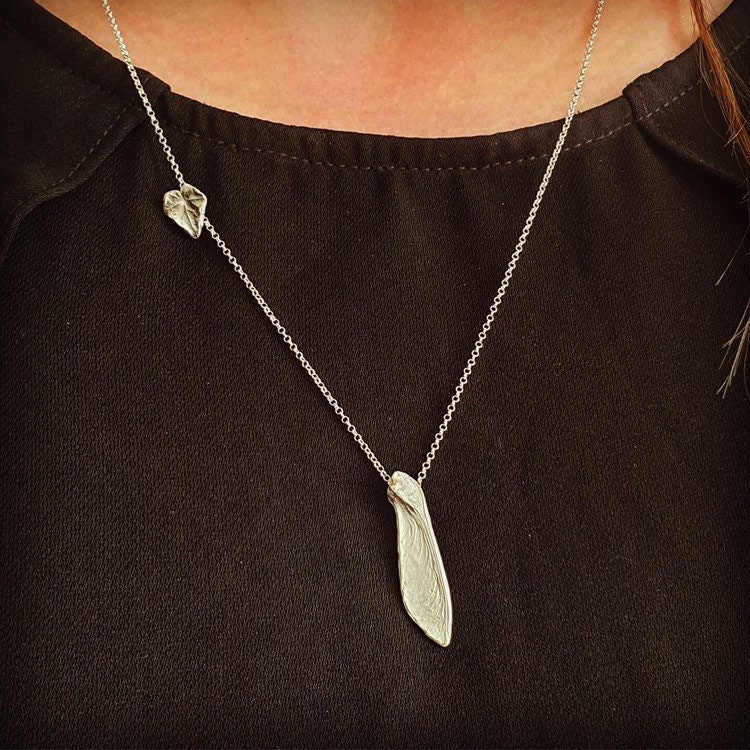 Woodland double charm necklace Etsy