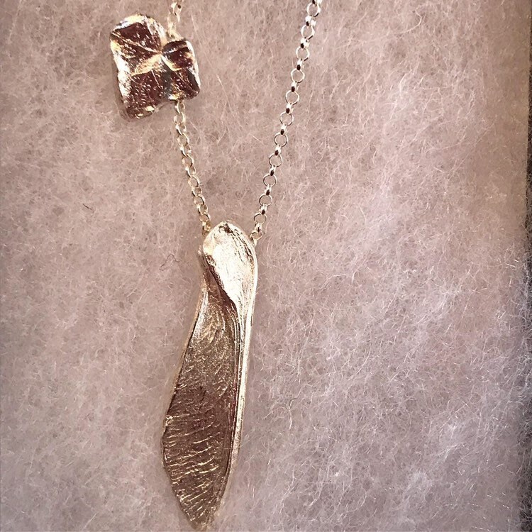 Woodland Double Charm Necklace Etsy