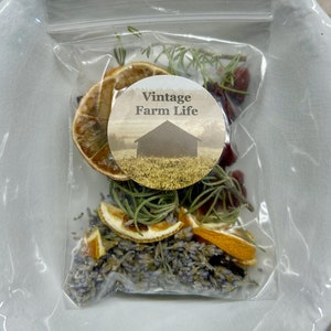 Vintage Farm Life Scent Simmer Pack - Scented Simmer Pot - Stovetop Potpourri - Home Fragrance Simmer Pot- Potpourri Gift - Potpourri Simmer