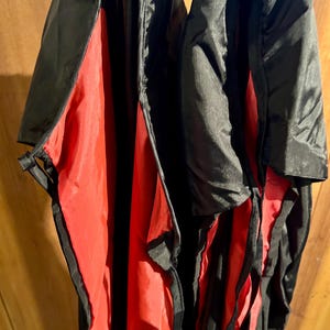Vintage Benn Cooper Vampire Cloaks (Set of 2) – Black Orange Halloween Costume