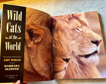 写真集 WILD CATS OF THE WORLD by Art Wolfe Wild Cats of the World - Barbara Sleeper and Art Wolfe